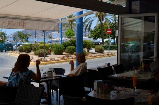 Beach in Calpe,Spain