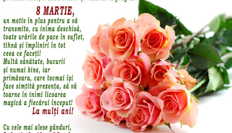Bouquet of pink roses on white background